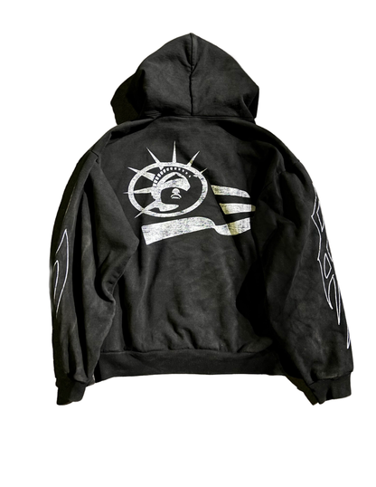 14oz Max heavyweight La Apperal liberty zipup